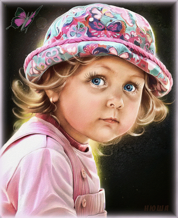 Маленькая девочка в шляпке