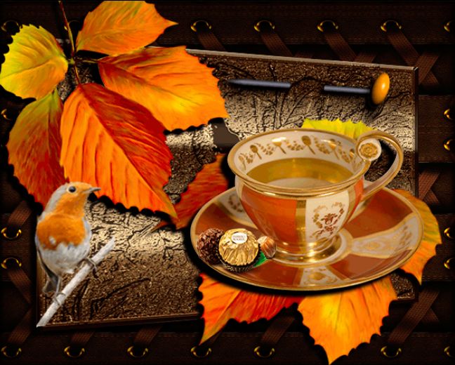 Осень, чашка чая