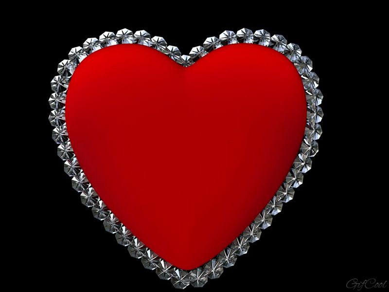3D красное сердце