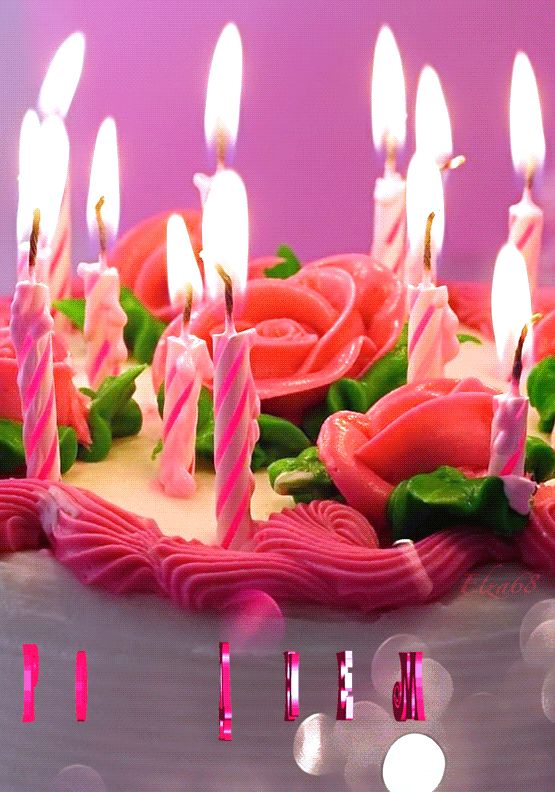 С днем Рождения ! Торт, свечи