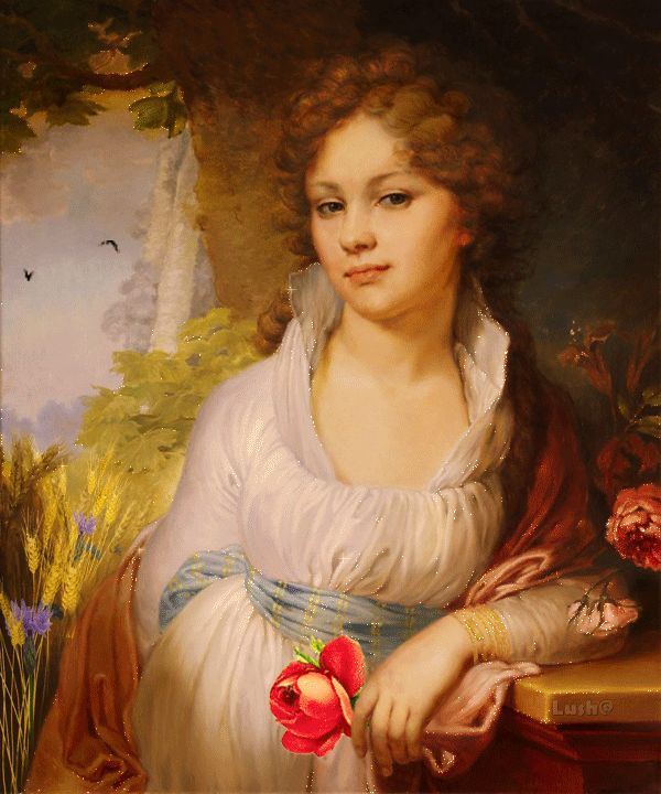 Девушка с розой