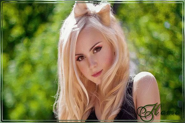 Девушка, блондинка, лето