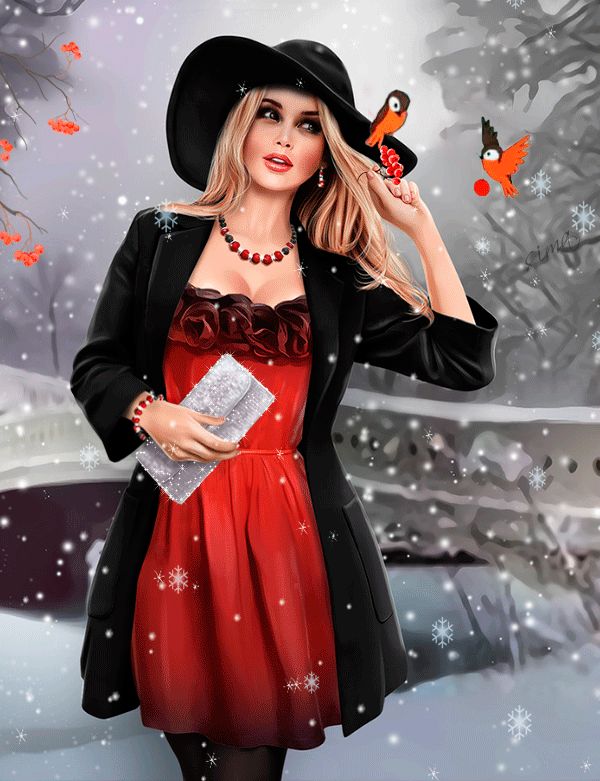 Девушка в гармонии с природой