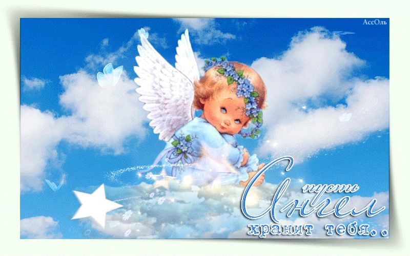 Пусть ангел хранит тебя !