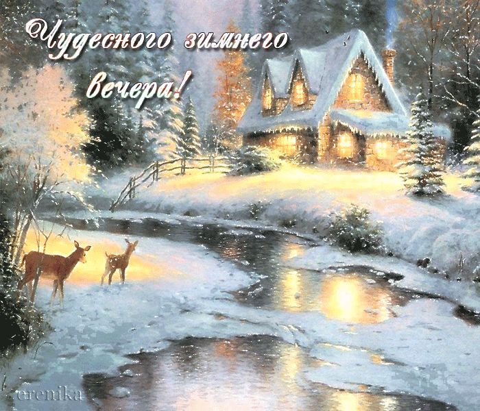 Чудесного зимнего вечера !
