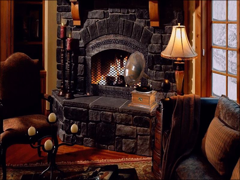 Зимний вечер в домашнем уюте