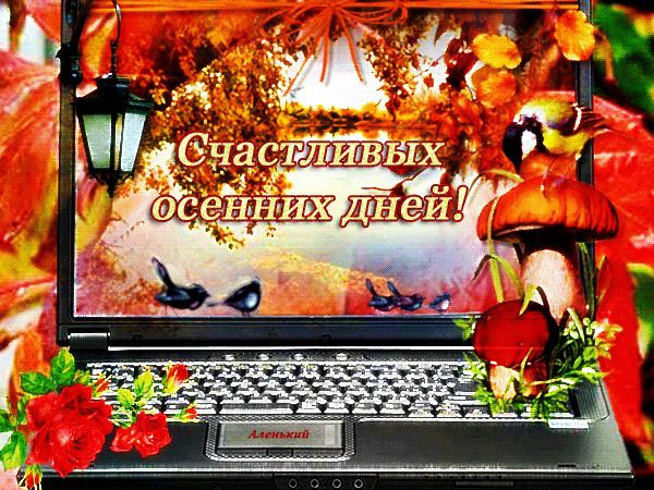 Счастливых осенних дней !