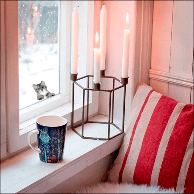 Добрый вечер при свечах !