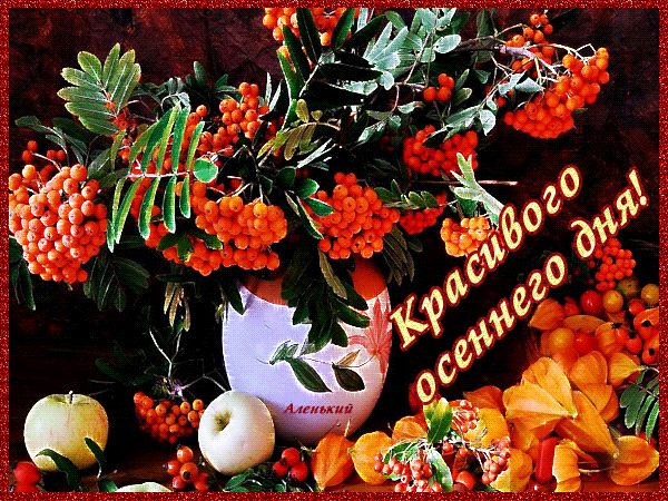 Красивого осеннего дня !