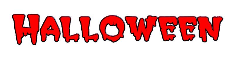 Красивая надпись Хэллоуин