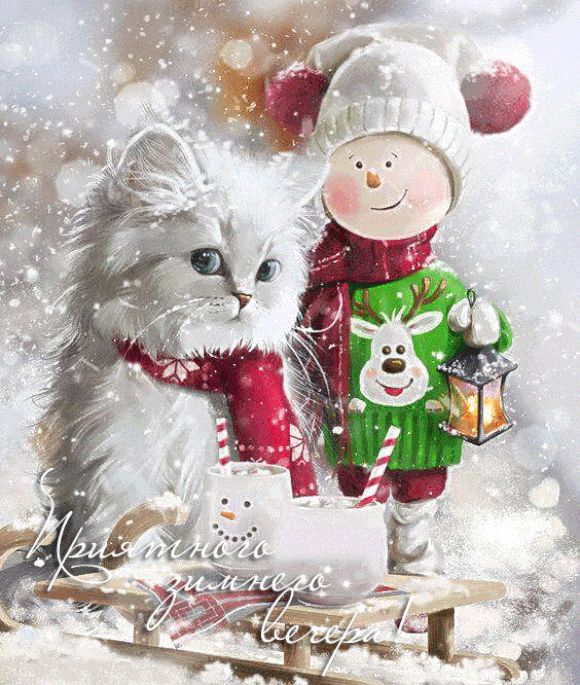 Приятного зимнего вечера !