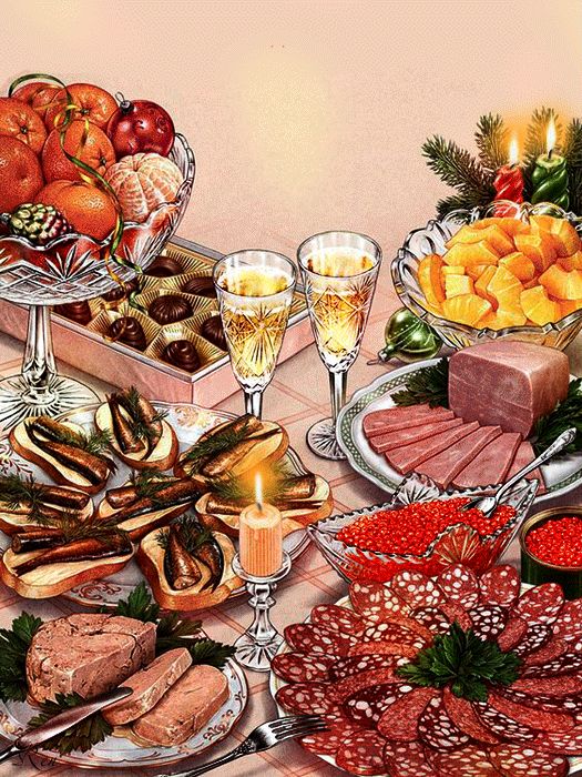 Новогодний стол