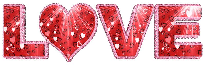 Gif надпись Love