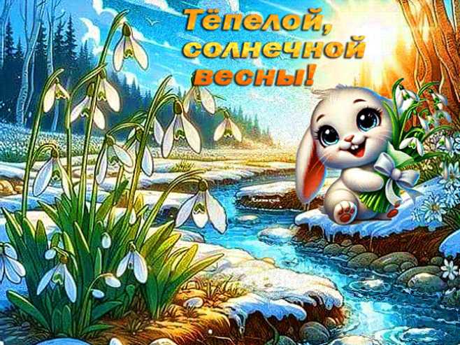 Тёплой, солнечной весны !