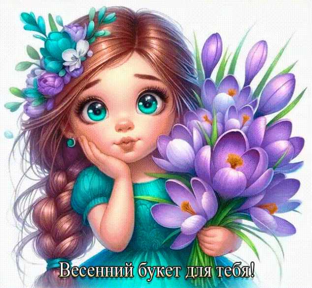 Весенний букет для тебя !