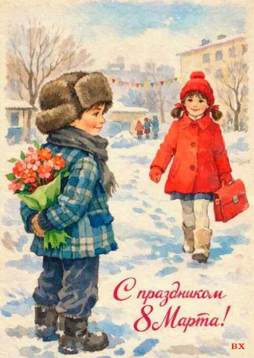 С праздником 8 Марта для детей !