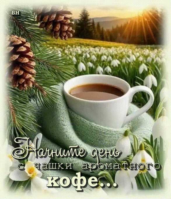 Начните день с чашки ароматного кофе…