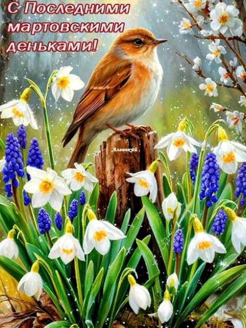 С Последними мартовскими деньками !