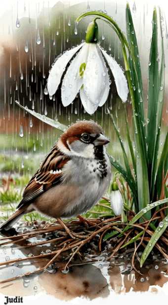 Воробей Картинка gif