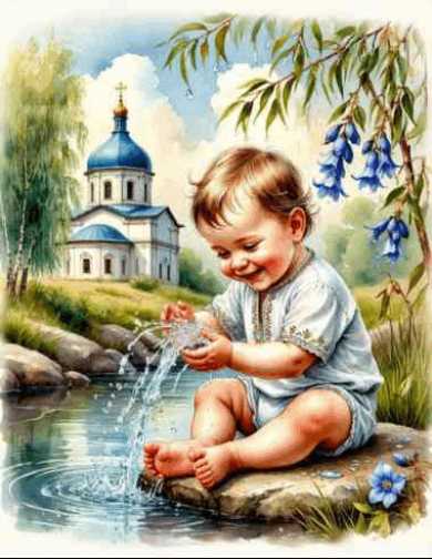 Малыш Умывает Лицо Картинка gif