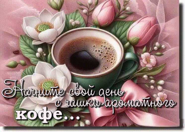 Начните свой день с чашки кофе…