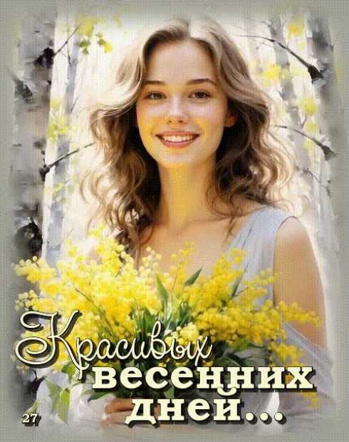 Красивых Весенних Дней ! Анимашка