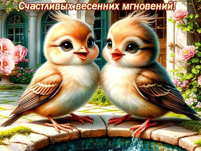 Счастливыз весенних мгновений !