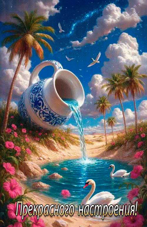Прекрасного настроения ! Фэнтези, рай, gif