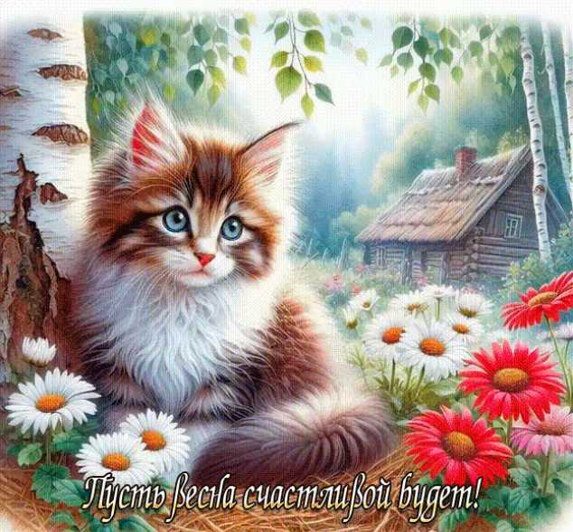 Пусть весна счастливой будет !