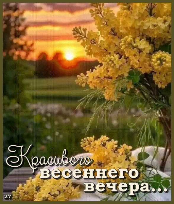 Красивого Вечера ! Гиф