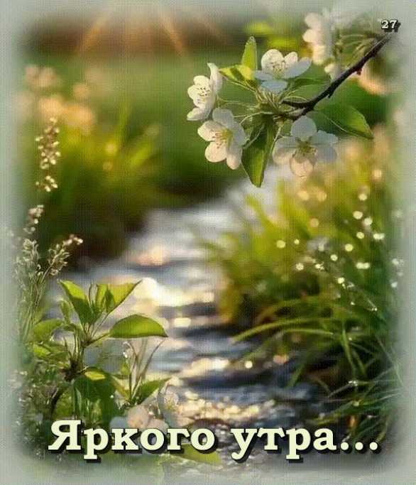Доброе Утро ! gif открытка