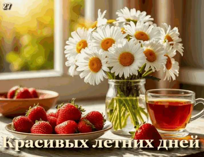 Красивых летних дней