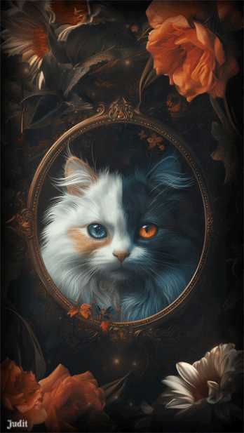 Кот  Gif анимация