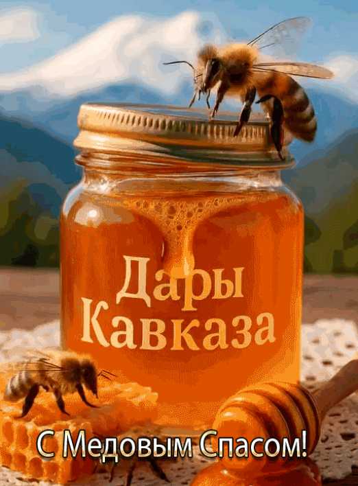 Анимации с медовым спасом !