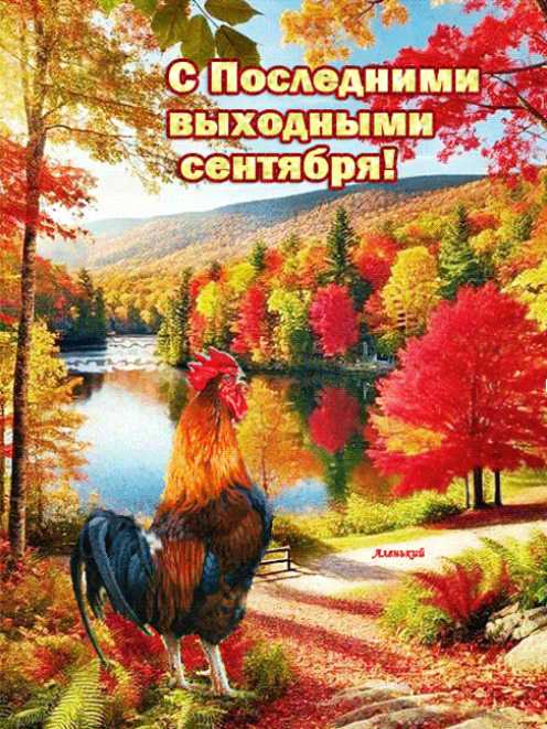 С Последними выходными сентября !