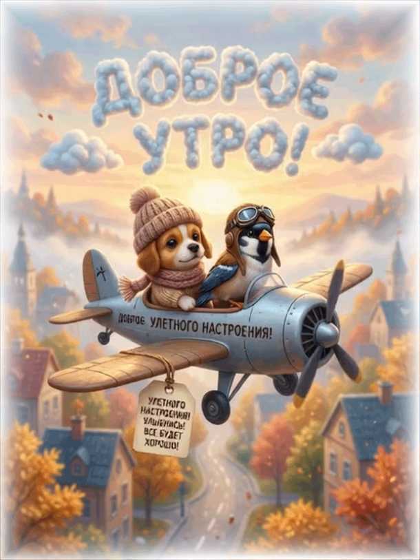 Гиф доброе утро ! анимашка