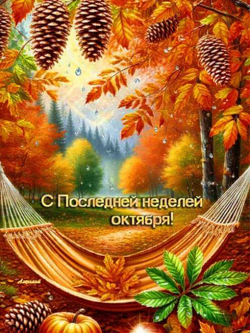 С Последней неднлей октября !