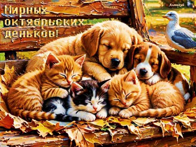 Мирных октябрьских деньков !