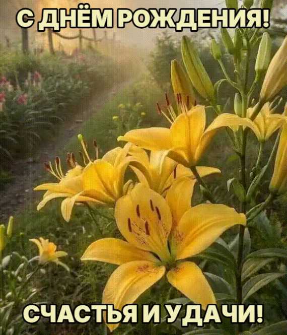 Поздравление с днём рождения ! открытка